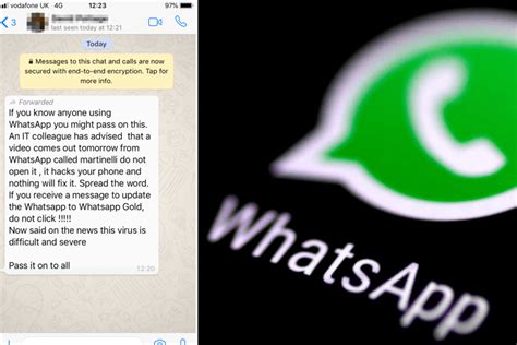 martinelli hoax whatsapp gold